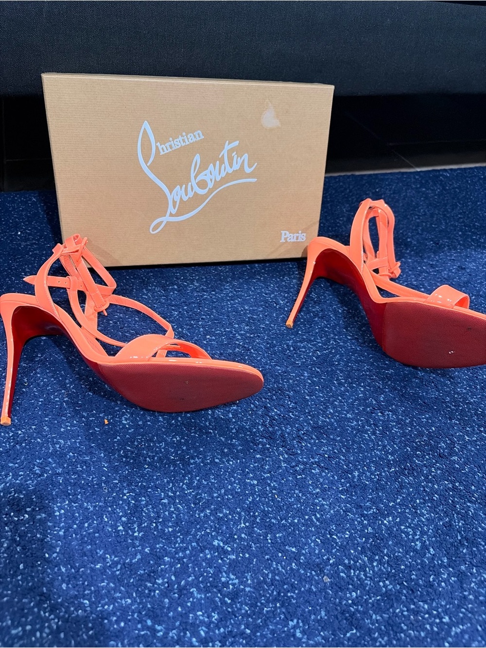 Christian Louboutin Coral Strappy Stiletto Sandals